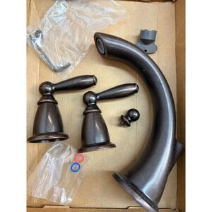 Moen Two-Handle Roman Tub Faucet Oil Rubbed Bronze High Arc Spout INS10592A